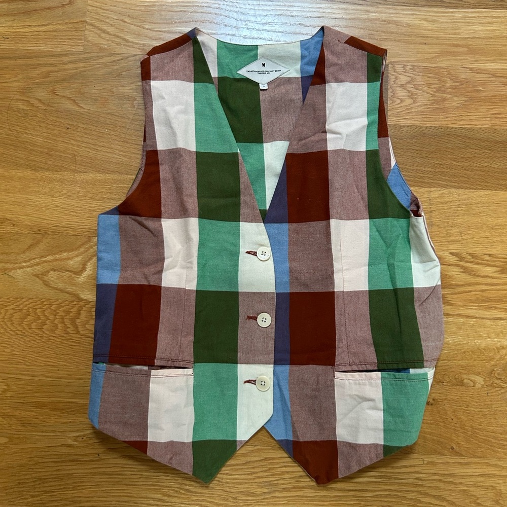 Plaid Vest